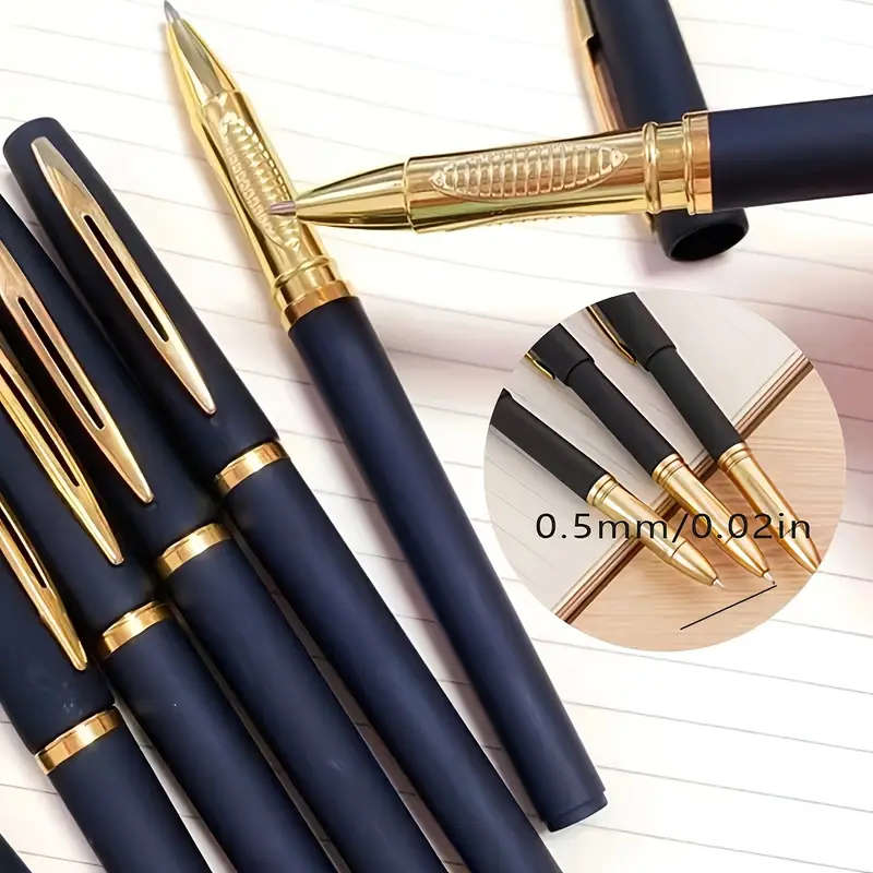 10 Pack Ultra Fine Tip Black Gel Pen Signature Pen Black Carbon Pen Water Pen Practice Large Capacity