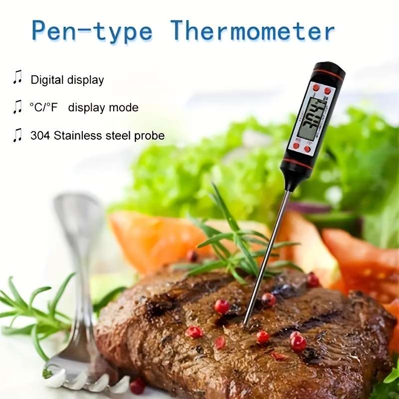 1 piece instant read grill digital thermometer