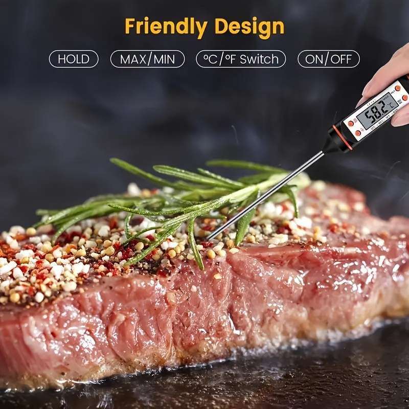 1 piece instant read grill digital thermometer