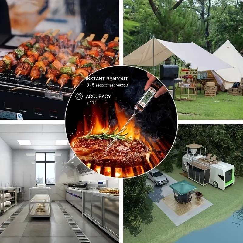 1 piece instant read grill digital thermometer