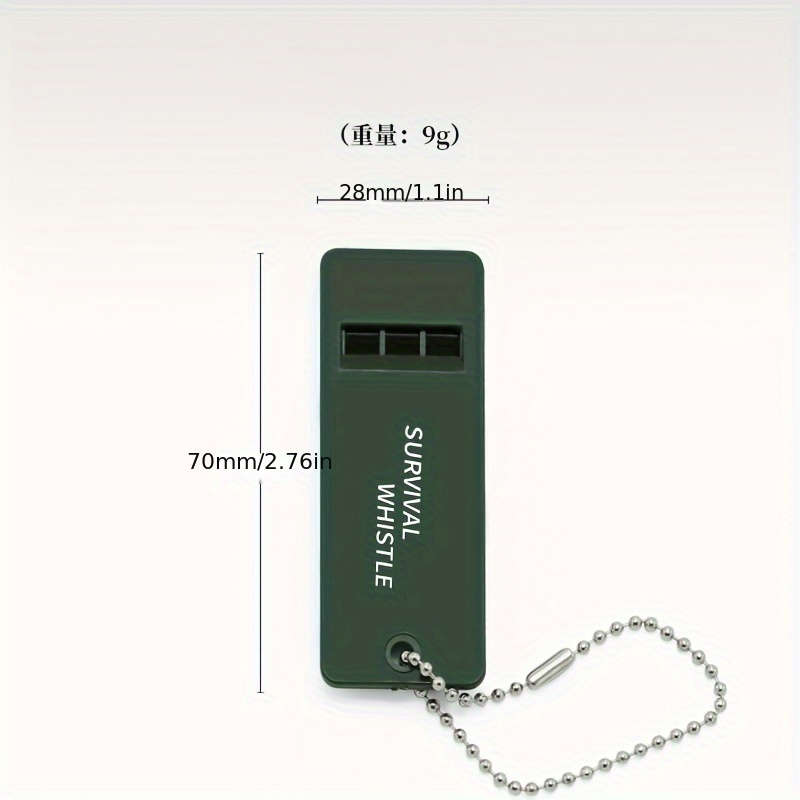 High frequency survival whistle for outdoor adventures