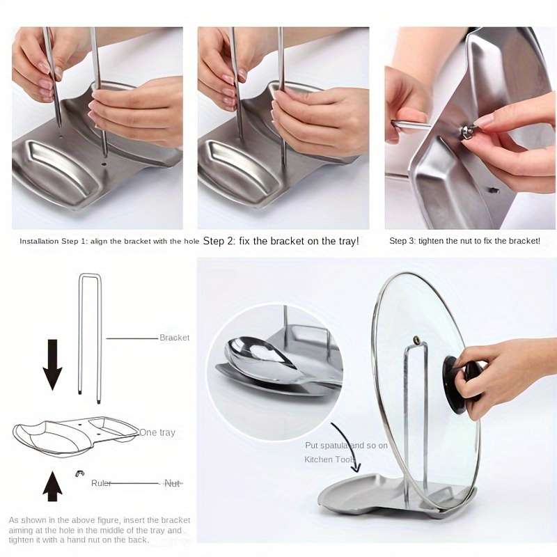 Stainless steel kitchen storage rack