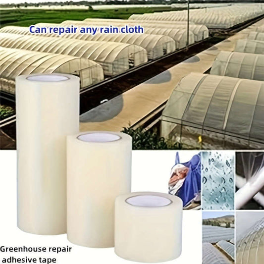 1 piece of heavy duty clear polyethylene repair tape