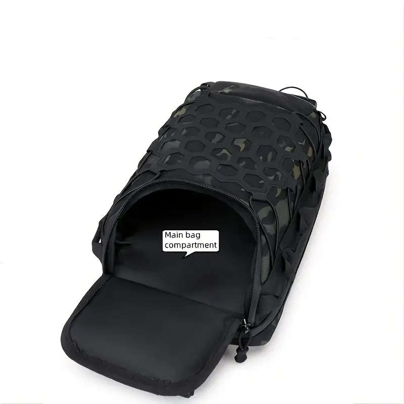 1pcs Large Capacity Camouflage Tactical Chest Bag Durable Waterproof Oxford Cloth