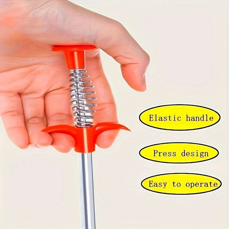 1 piece multifunctional metal pipe snake
