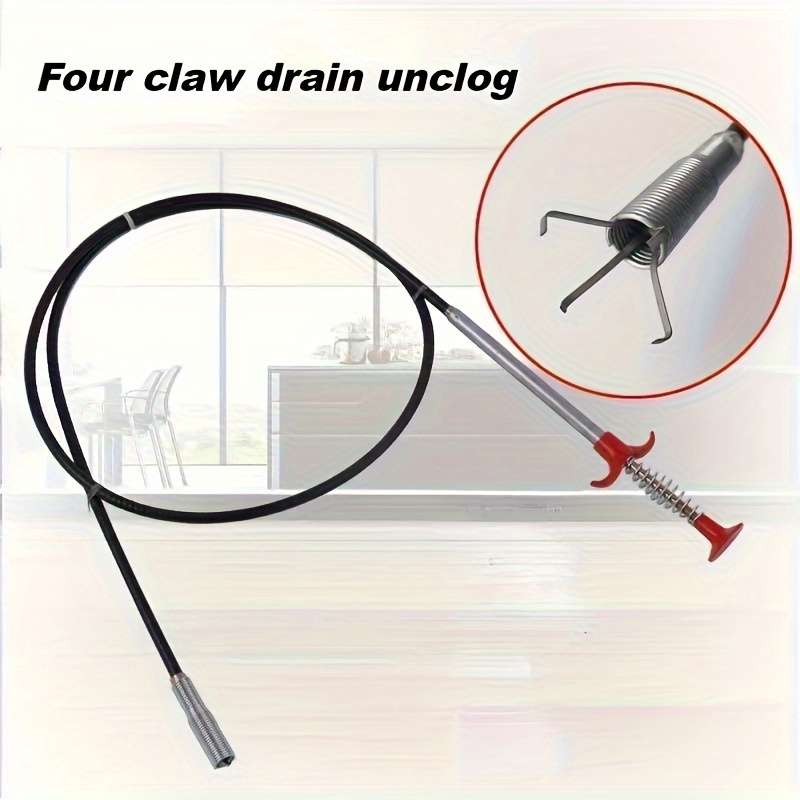 1 piece multifunctional metal pipe snake