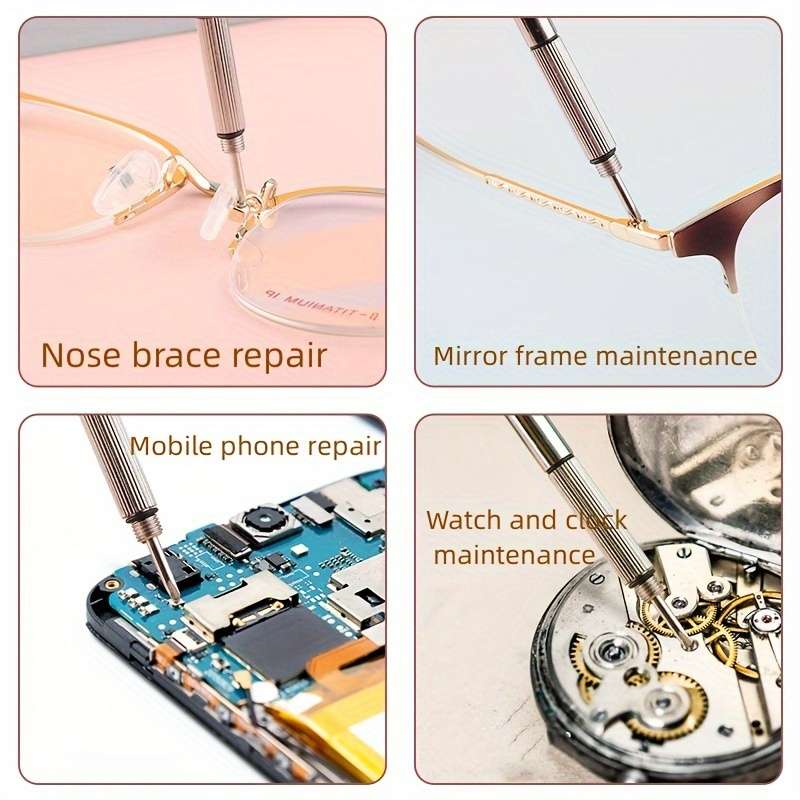 3-in-1 portable glasses repair tool