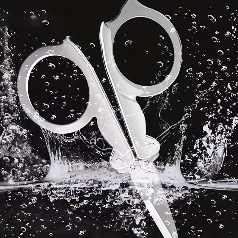 1pcs Small Folding Scissors Portable Travel Scissors Stainless Steel Scissors Mini Scissors for Home