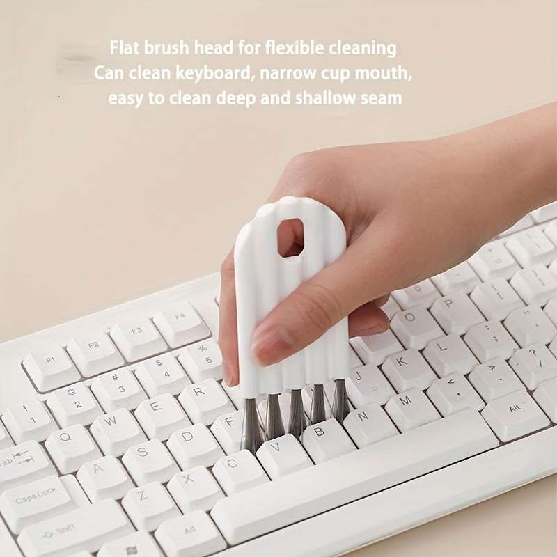 Multifunctional flexible crevice brush, cup cover groove, pacifier and bottle crevice brush, household soft bristle