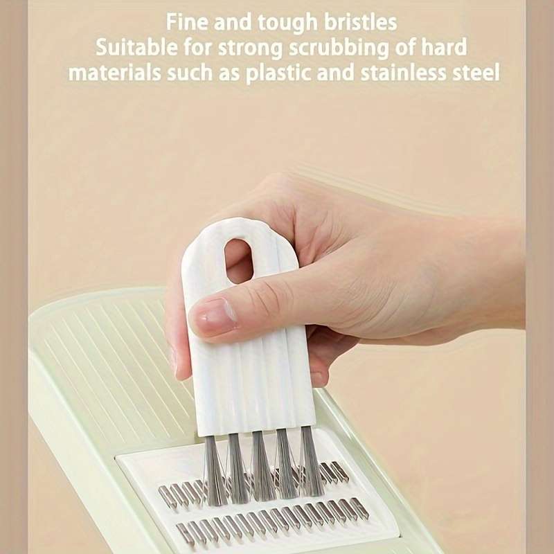 Multifunctional flexible crevice brush, cup cover groove, pacifier and bottle crevice brush, household soft bristle