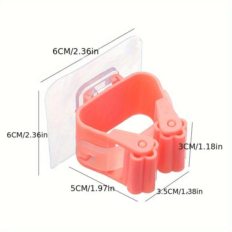 4pcs ABS mop broom holder