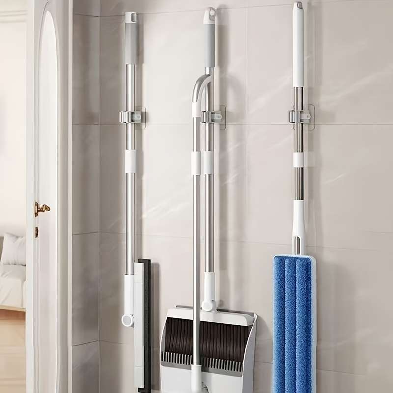 4pcs ABS mop broom holder
