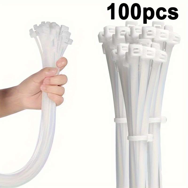 100 Piece Heavy Duty Premium Nylon Cable Tie Set - Waterproof