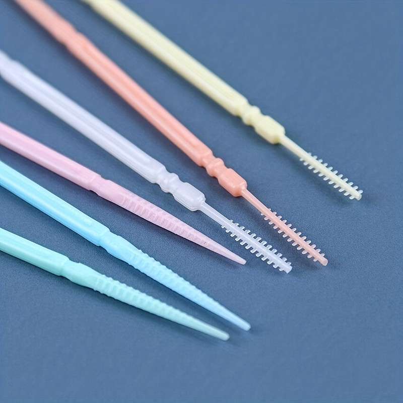 100pcs Double-ended Interdental Brushes