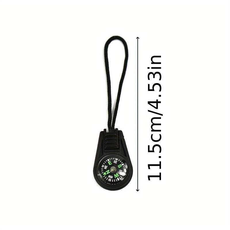 5-pack Mini Survival Compass Keychains