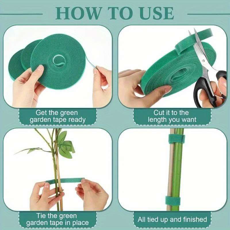 10m/roll reusable nylon plant tie