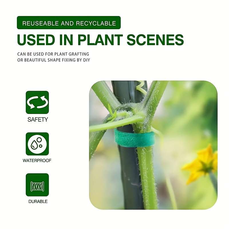 10m/roll reusable nylon plant tie