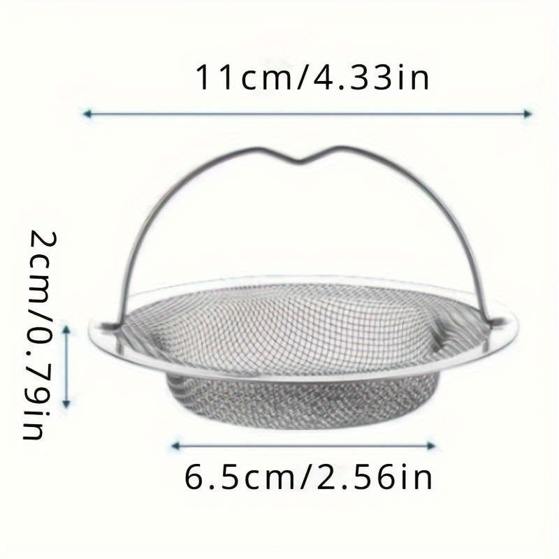 1 stainless steel sink strainer with handle