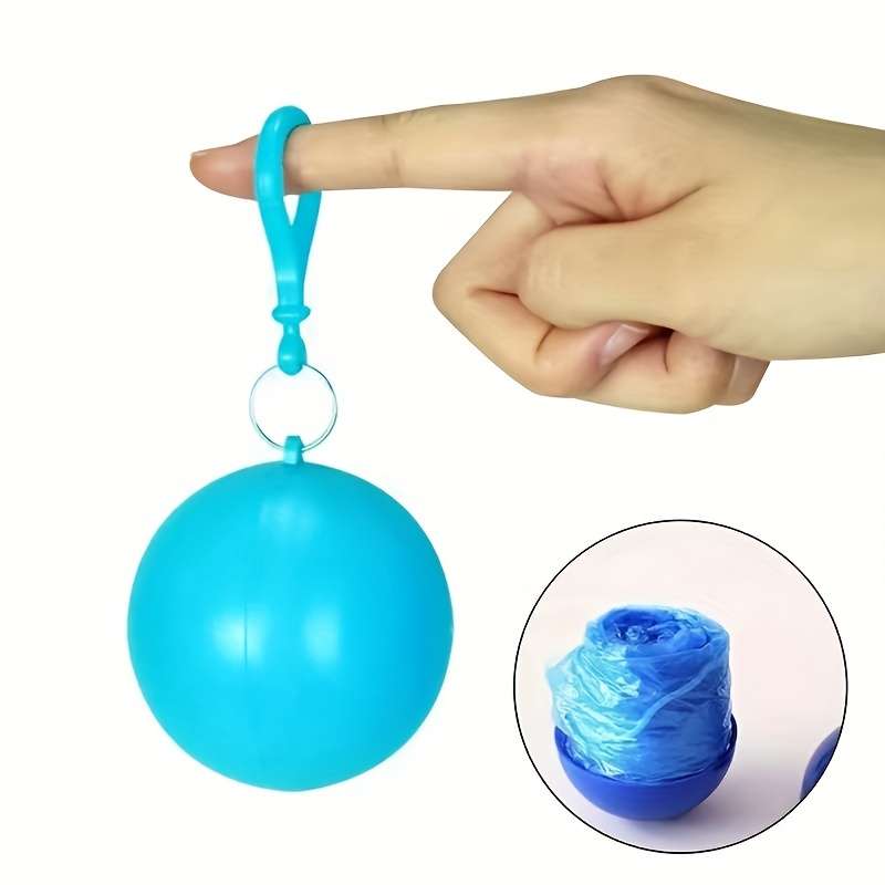 Portable emergency rain cape with hood