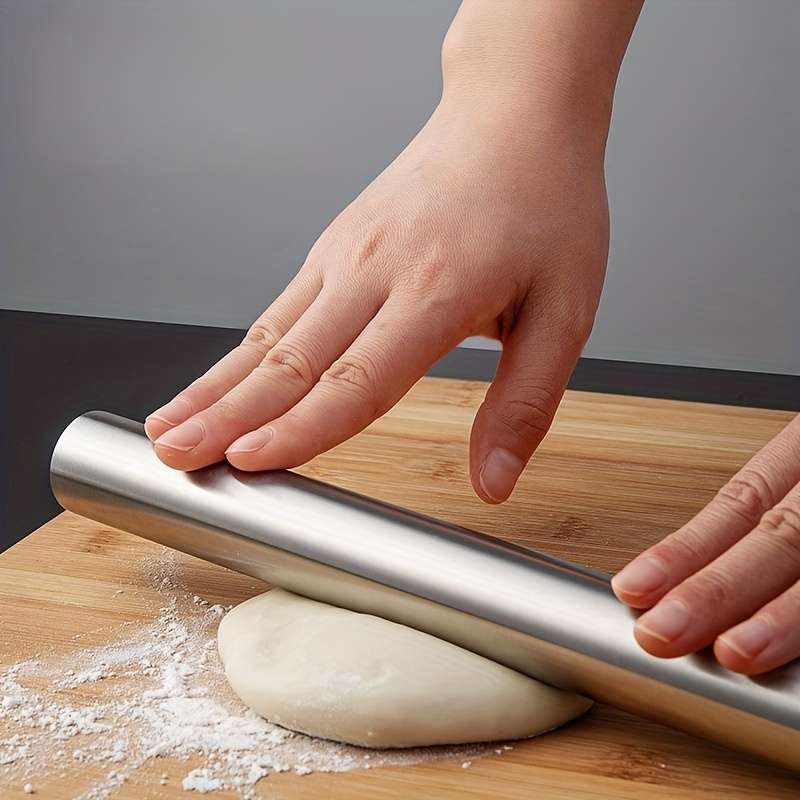 1 stainless steel rolling pin