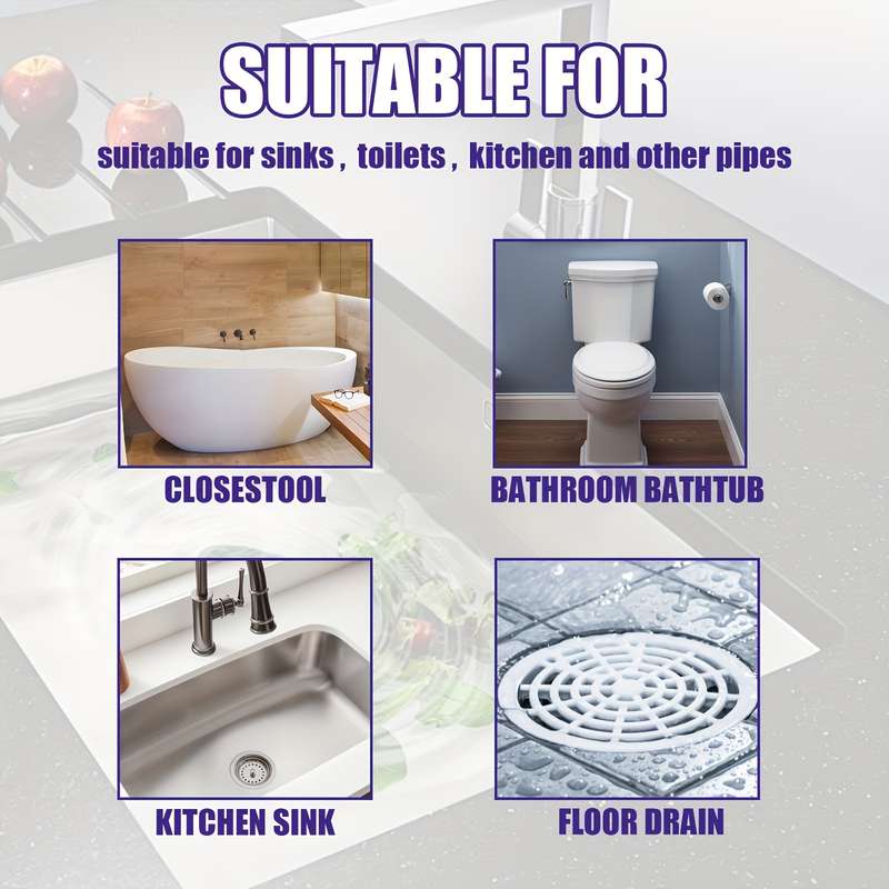 5-Pack Instant Drain Cleaner