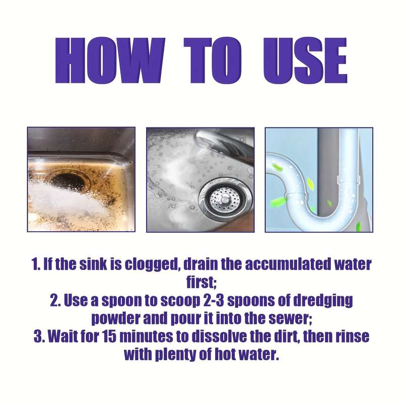 5-Pack Instant Drain Cleaner