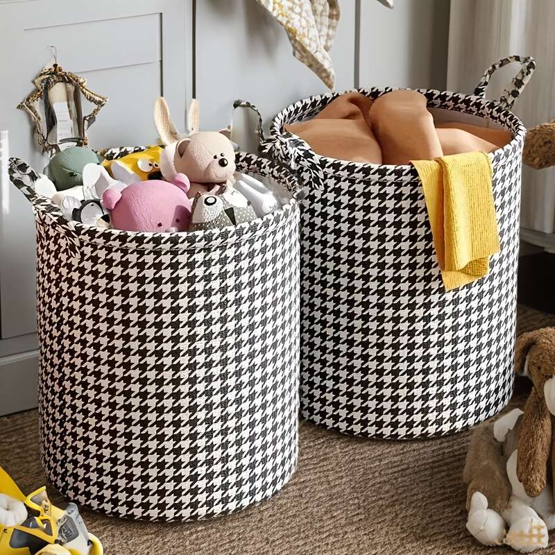 1 Elegant Collapsible Laundry Basket with Handle