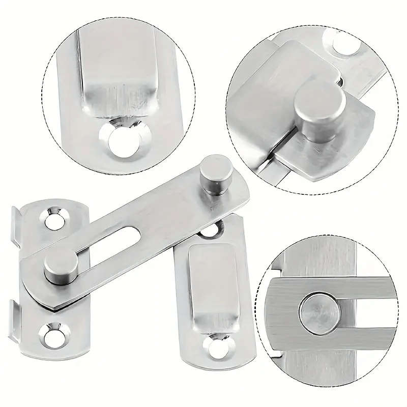 2-piece stainless steel mini latch lock