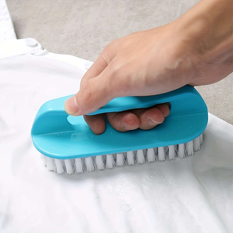 1-Pack Multi-Function Three-Sided Soft-Bristle Long-Handled Laundry Brush