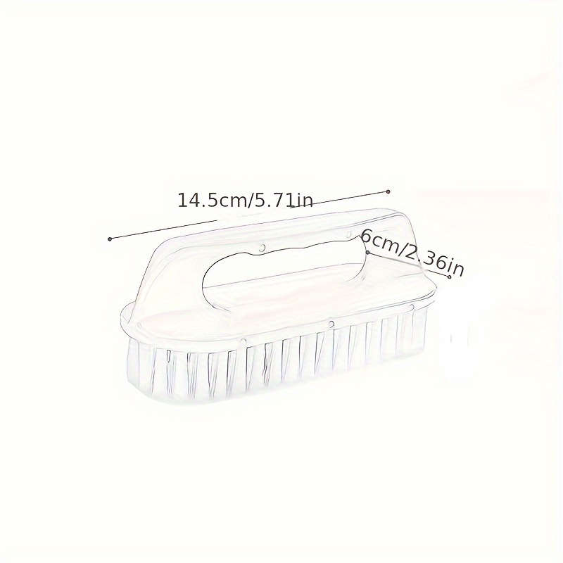 1-Pack Multi-Function Three-Sided Soft-Bristle Long-Handled Laundry Brush