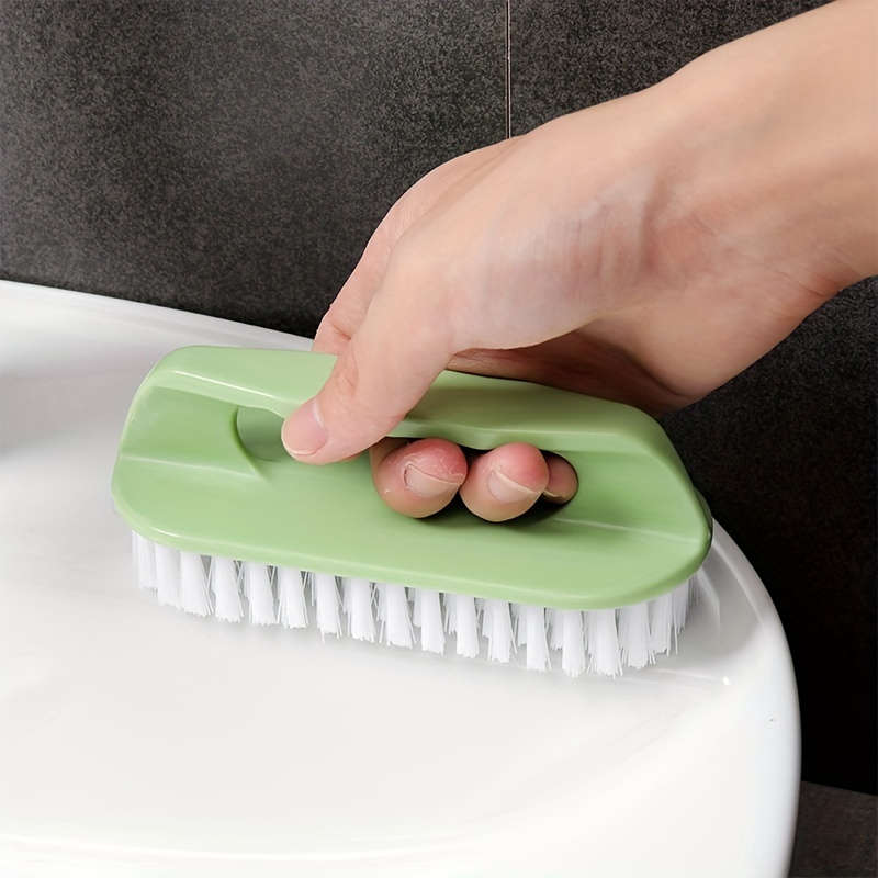 1-Pack Multi-Function Three-Sided Soft-Bristle Long-Handled Laundry Brush
