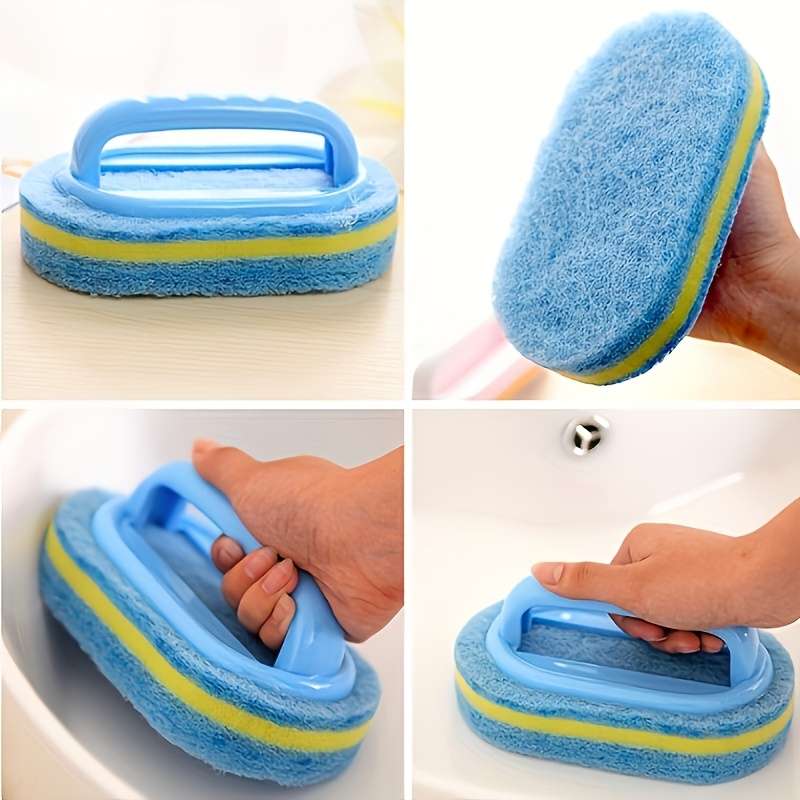 Magical non-electrical dishwashing sponge