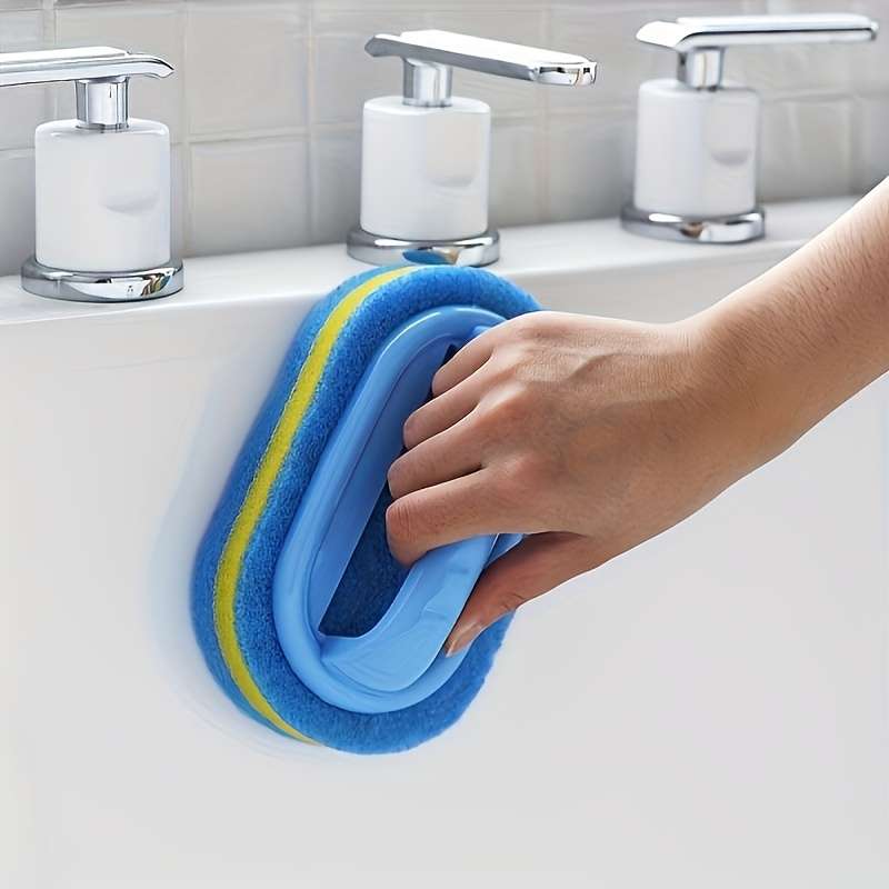 Magical non-electrical dishwashing sponge