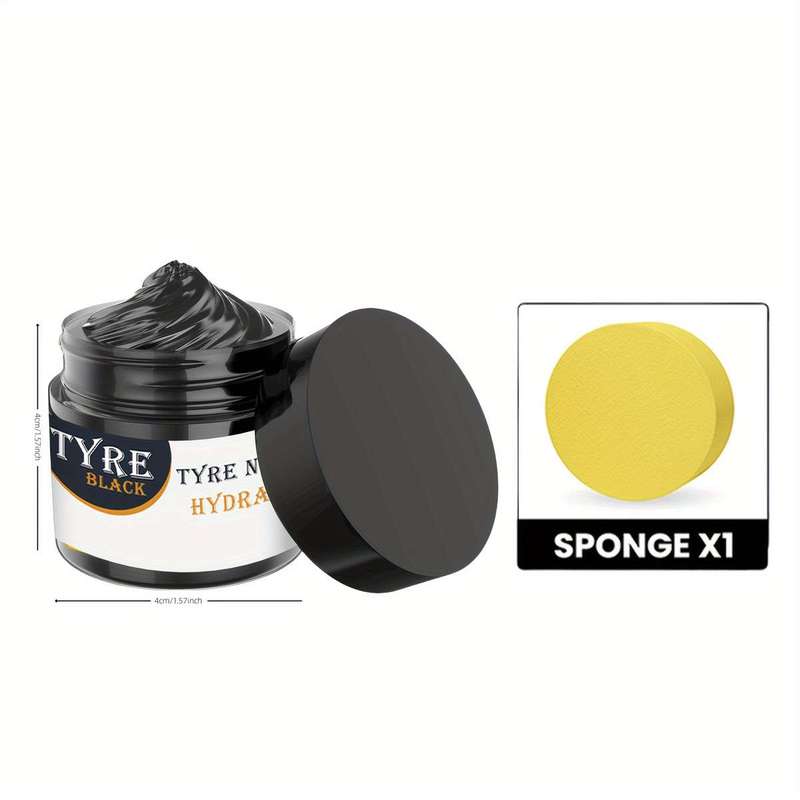 Black interior plastic repair cream