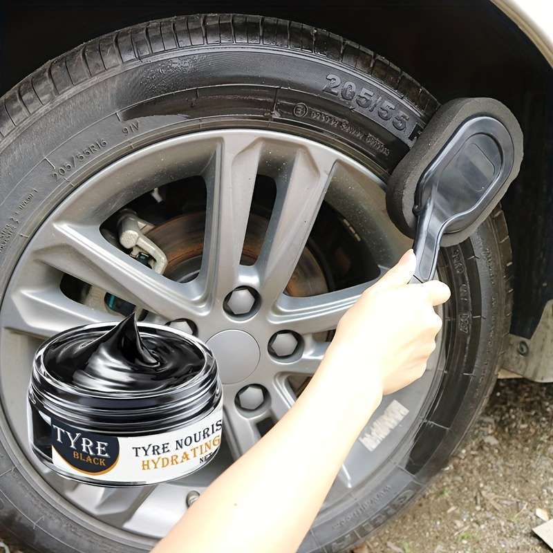 Black interior plastic repair cream