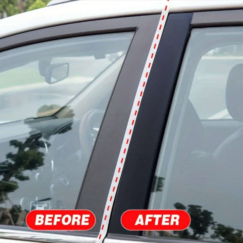 Black interior plastic repair cream