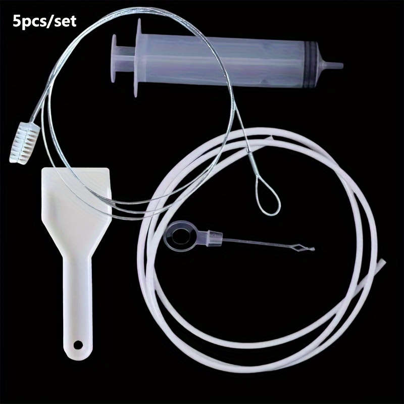 5-piece refrigerator drain cleaning tool set