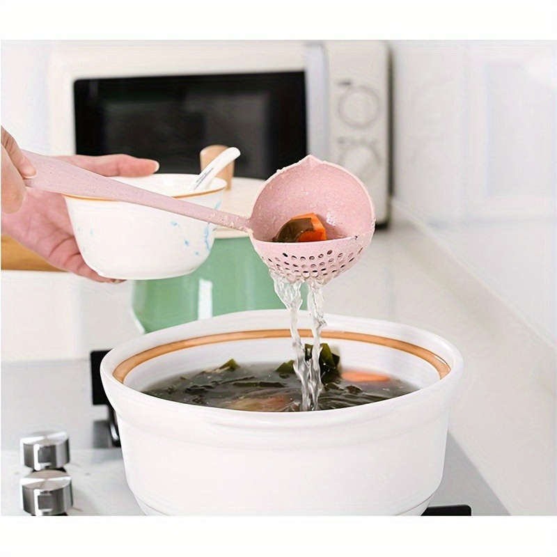 Built-in 2-in-1 long-handled spoon