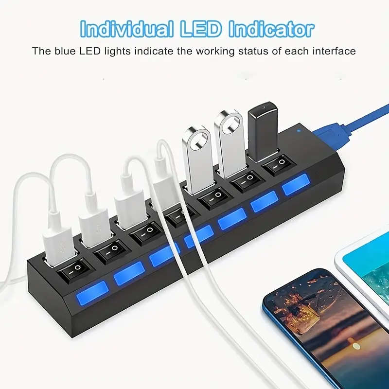 7-port USB 3.0 hub