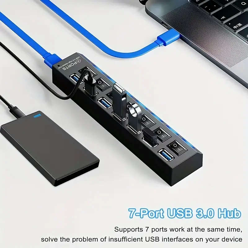 7-port USB 3.0 hub