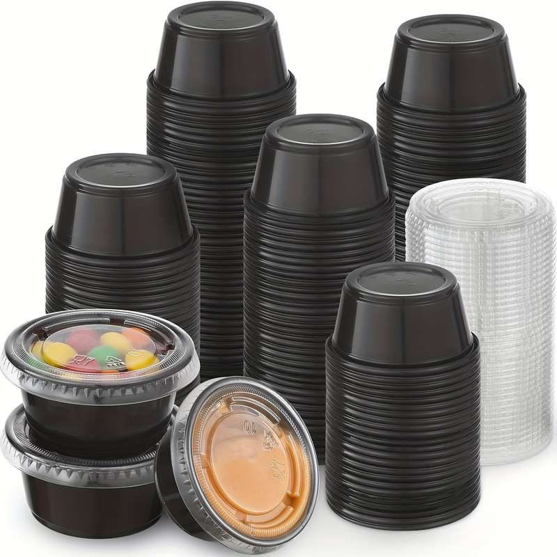 Portable plastic container with lid