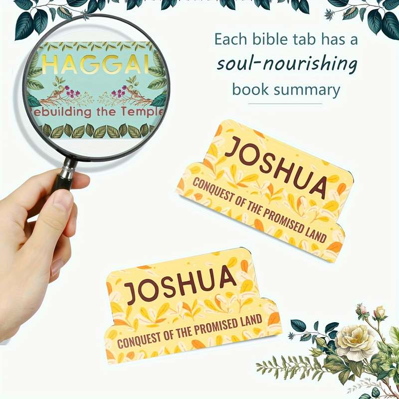 Set of Bible labels with inspirational book excerpts