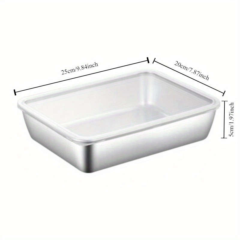 Stainless Steel Food Storage Container Set with Lids