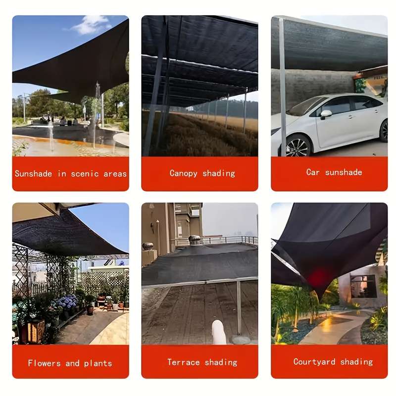1 piece of thickened PE sunshade net 2x3 meters