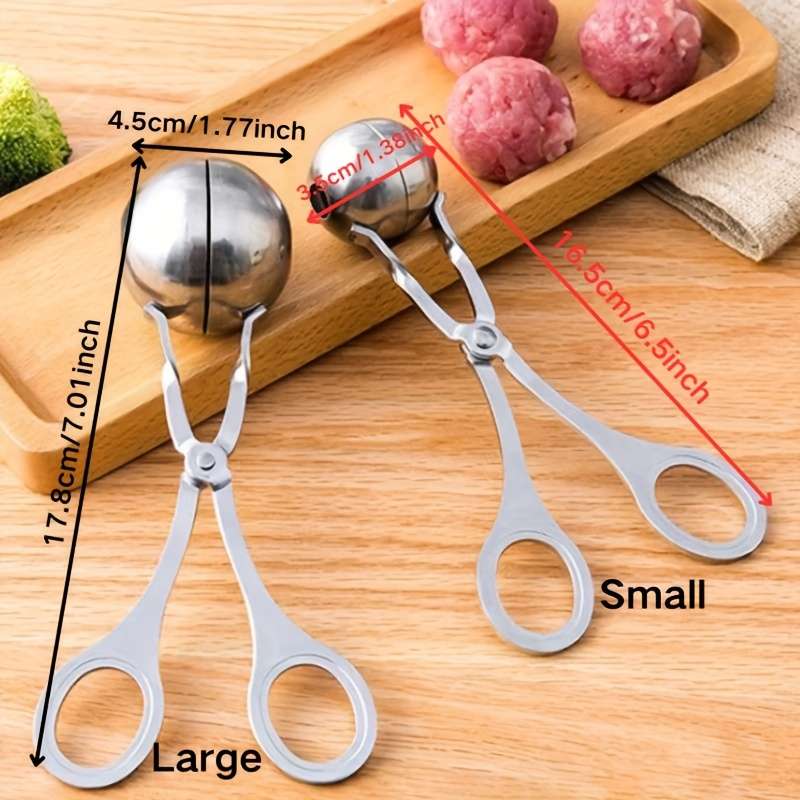 1 stainless steel meatball maker