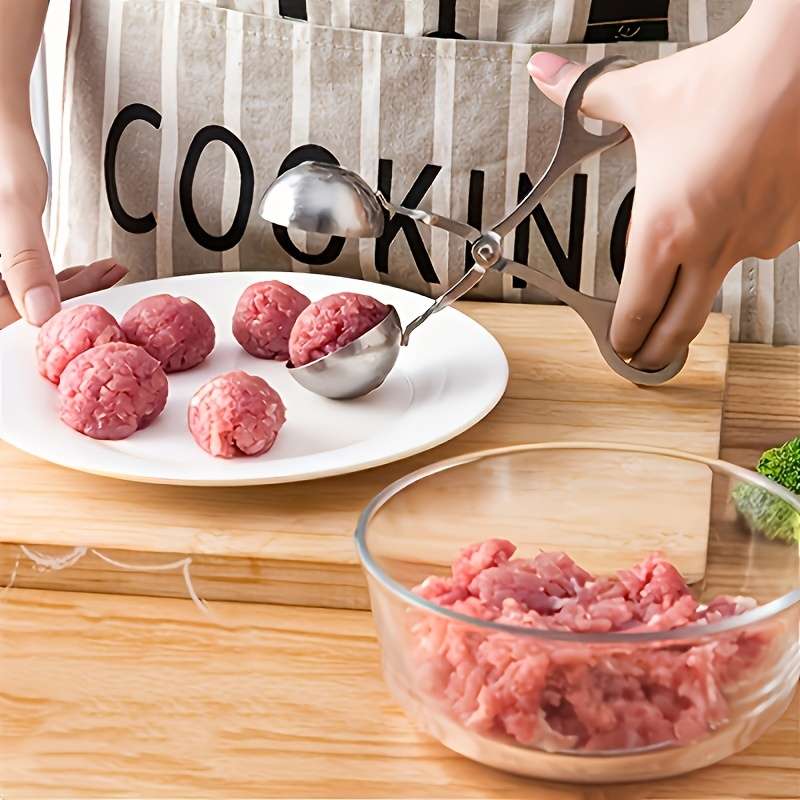 1 stainless steel meatball maker