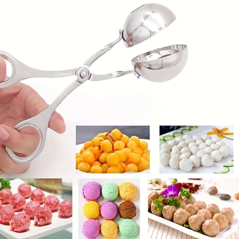 1 stainless steel meatball maker