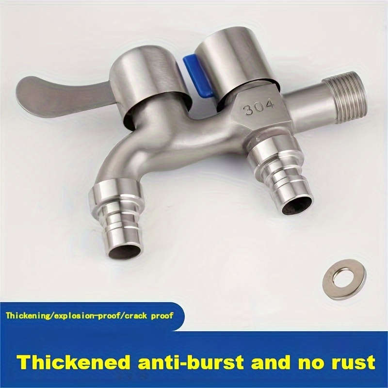 1 piece of stainless steel double faucet