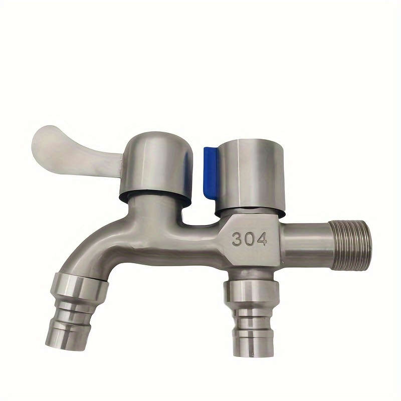 1 piece of stainless steel double faucet