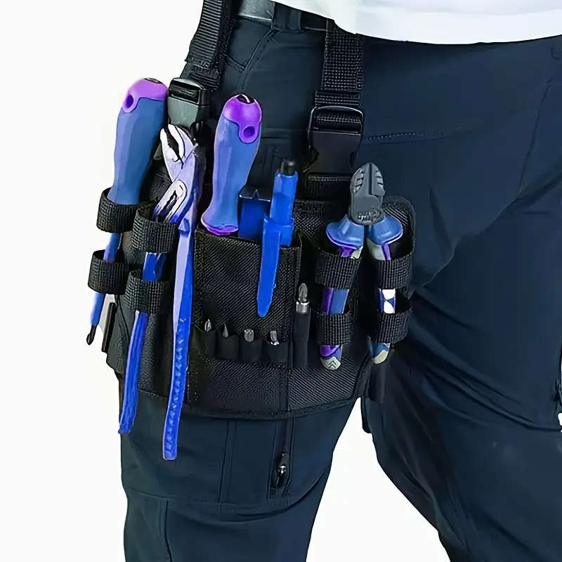 Waist bag with portable tool holder